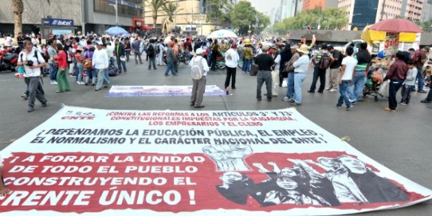 La Cnte Contin A Manifestaci N Contra Reforma Educativa El Informador