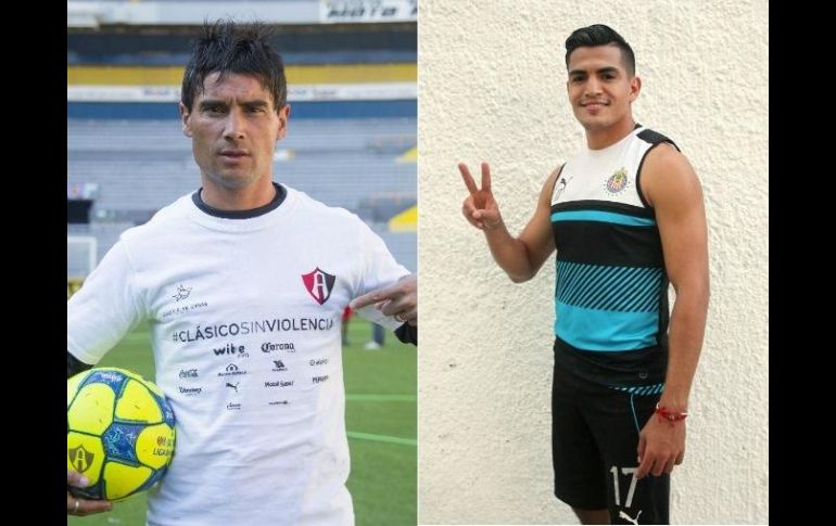 Matías Alustiza y Jesús Sánchez llaman a los aficionados a gozar con tranquilidad del duelo cumbre del futbol de esta ciudad. EL INFORMADOR / MEXSPORT