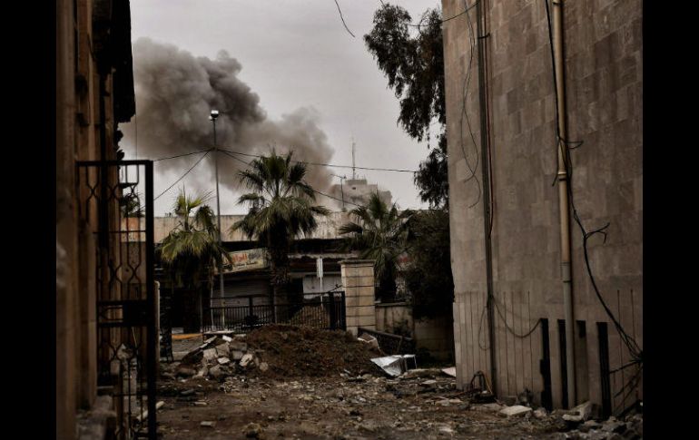 Las fuerzas gubernamentales están arrebatando cada vez más territorio a los radicales en el interior de la zona oeste de Mosul. AFP / A. Messinis