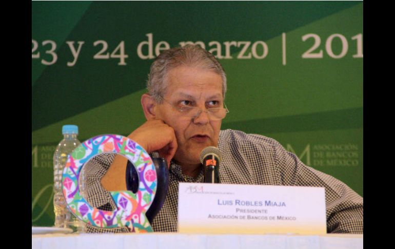Luis Robles Miaja señaló que el tema de prevención de ‘lavado’ de dinero, es una preocupación añeja de la banca. EFE / M. Meza