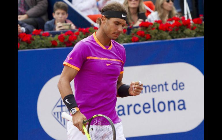 Nadal también buscará su segundo título consecutivo, luego de ganar el domingo su décimo trofeo del Masters de Montecarlo. NTX / A. Salamé