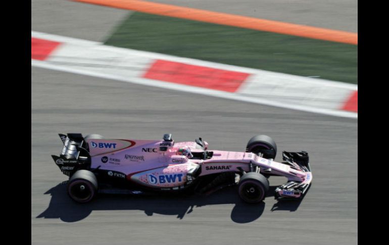 Force India lleva las cuatro carreras de la temporada actual entrando consecutivamente en los puntos. EFE / Y. Kotchekov