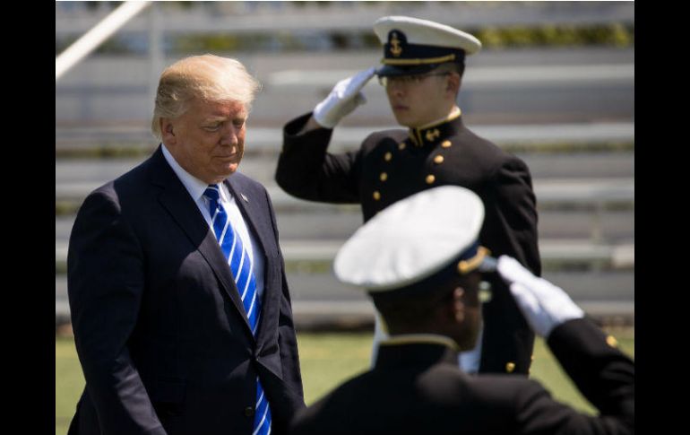 Donald Trump asegura que su Gobierno ha tenido muchos resultados, pese a las críticas. AFP / D. Angerer