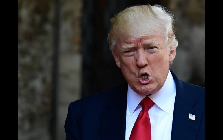 Trump ha calificado a medios como generadores de 'noticias falsas' y a periodistas como 'el grupo de personas más deshonestas'. AFP / M. Medina