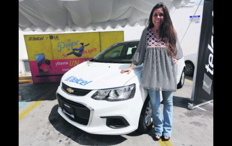 Primer lugar. María Luisa Íñiguez recibió un automóvil Chevrolet Sonic, modelo 2017. EL INFORMADOR / G. Gallo
