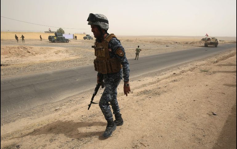 Tropas llevan a cabo una campaña militar lanzada hace menos de una semana contra uno de los últimos feudos del EI en Iraq.