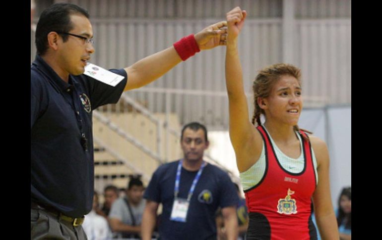 Marlene Álvarez ganó dos medallas de oro para la delegación jalisciense. A. CAMACHO  /