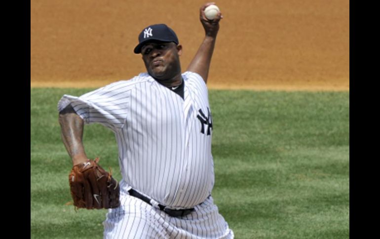 El lanzador de Yanquis C.C. Sabathia lanzó ayer siete sólidas entradas ante Baltimore. AP  /