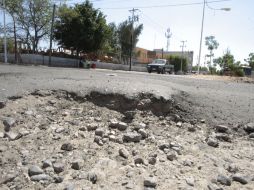 En el temporal, Tlaquepaque cuenta con 120 toneladas de mezcla para labores emergentes de bacheo.S. NUÑEZ  /