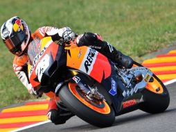 El motociclista Daniel Pedrosa se lleva la 'pole' en el último torneo para el Gran Premio de Italia. AFP  /