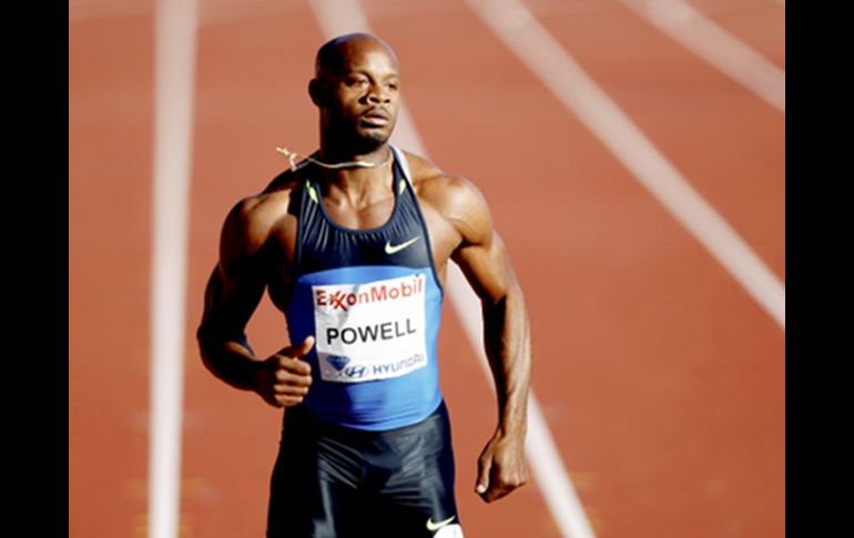 Asafa Powell disfruta su momento en este año. AP  /