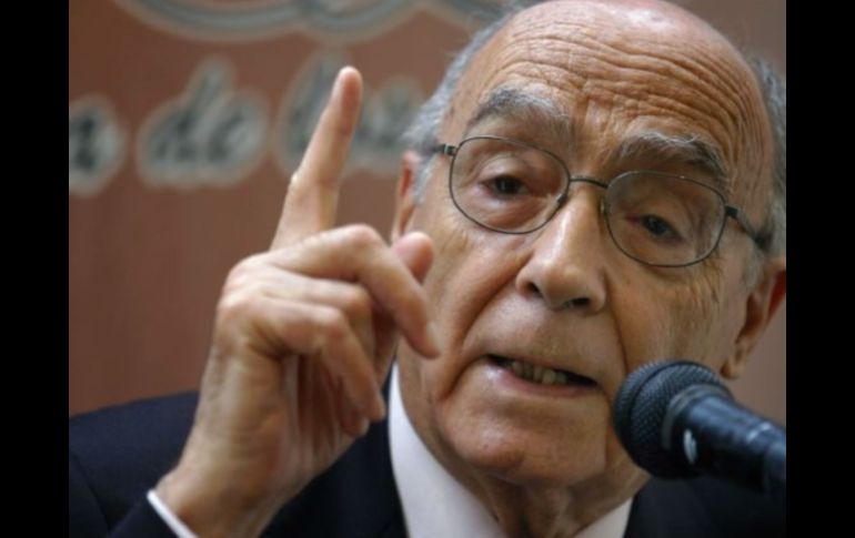 El escritor portugués, José Saramago, fue Premio Nobel de la literatura en 1998. AFP  /