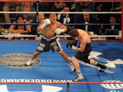 Imagen del comabte entre Cotto y Foreman. EFE  /