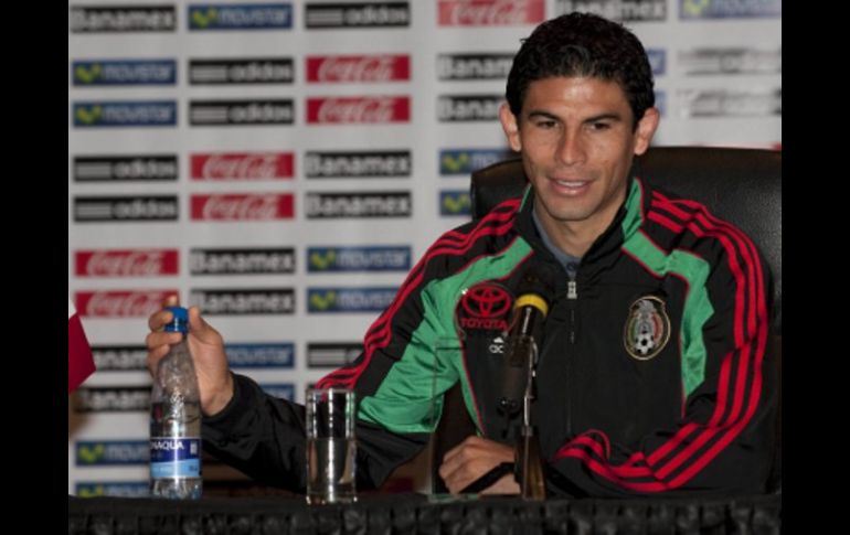 Jonny Magallón en la conferencia de este día. AFP  /