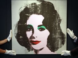 ''Silver Liz'' retrato de la actriz Elizabeth Taylor no ha sido visto en más de 20 años. REUTERS  /