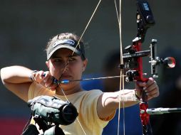 Linda Ochoa, multimedallista de la Olimpiada Nacional. M. FREYRIA  /