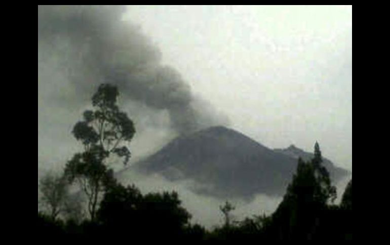 La erupción anterior derivó en la evacuación de más de dos mil personas. AFP  /