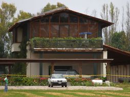 Aspecto del rancho “La Cabaña” ubicado en el predio La Escondida, propiedad de Diego Fernández de Cevallos. EL UNIVERSAL  /