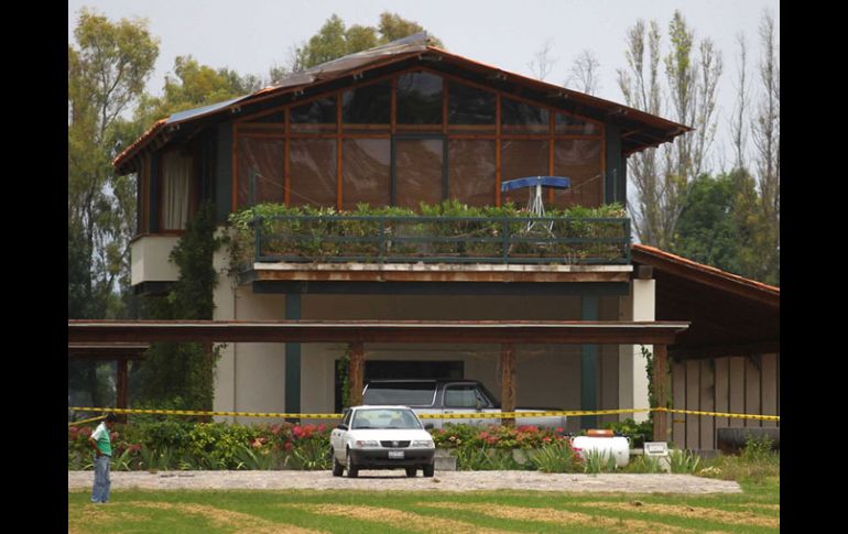 Aspecto del rancho “La Cabaña” ubicado en el predio La Escondida, propiedad de Diego Fernández de Cevallos. EL UNIVERSAL  /