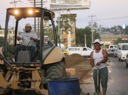 Mencionan que actualmente se tienen tres mil millones de pesos de parte del Gobierno para obras públicas. ARCHIVO  /