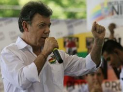 Según las encuestas, Juan Manuel Santos alcanzaría el 66.5%. EFE  /