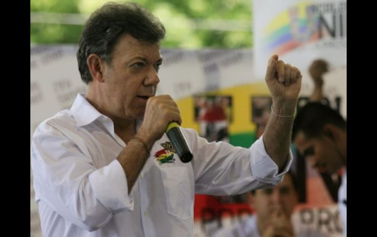 Según las encuestas, Juan Manuel Santos alcanzaría el 66.5%. EFE  /