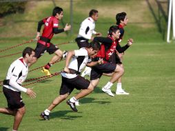 Los rojinegros se encuentran haciendo una exigente pretemporada, y mañana parten a Isla Navidad. E. PACHECO  /