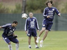 La Selección de Paraguay se prepara para enfrentar a los italianos y dejarlos sorprendidos al final del partido. EFE  /