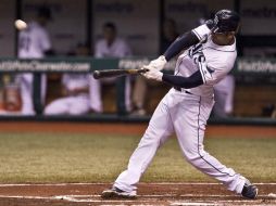 El toletero dominicano Carlos Peña, de los Rays de Tampa Bay. AP  /