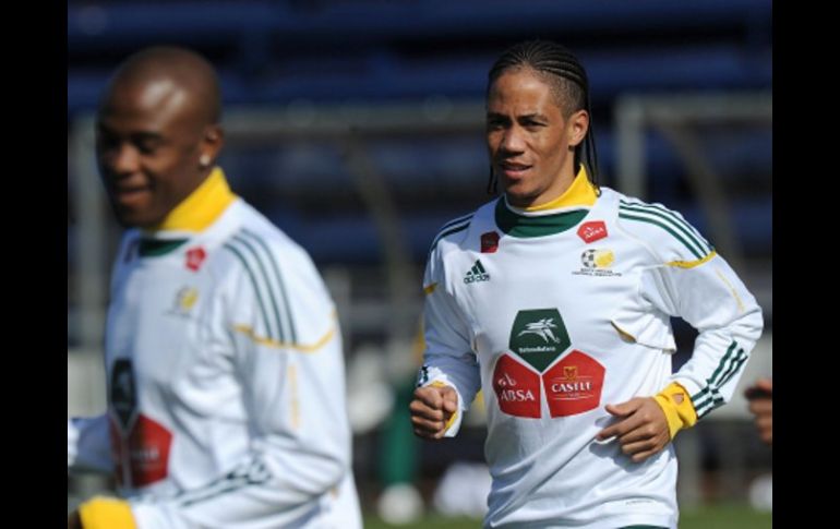 Steven Pienaar quiere la victoria ante Uruguay el miércoles. AFP  /