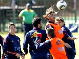 La Selección favorita se esta preparando para su debut ante Suiza. EFE  /