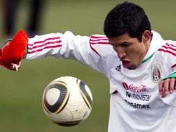 El jugador de la Selección mexicana, Francisco ''Maza'' Rodríguez. EFE  /