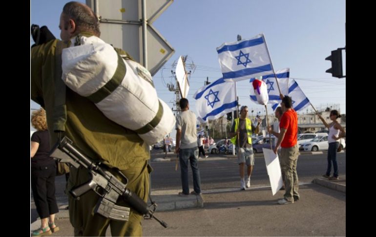 Algunos israelíes se muestran a favor de las flotillas. AFP  /