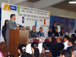 El secretario de Educación Jalisco, José Antonio Gloria, inauguró el Segundo Encuentro Estatal de Educación Secundaria ESPECIAL  /