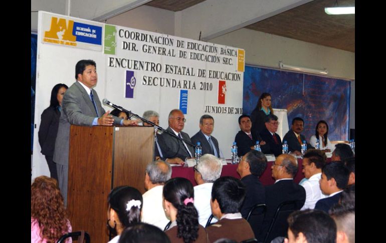 El secretario de Educación Jalisco, José Antonio Gloria, inauguró el Segundo Encuentro Estatal de Educación Secundaria ESPECIAL  /