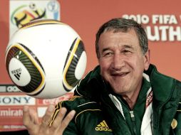 Carlos Alberto Parreira, entrenador de Sudáfrica. EFE  /