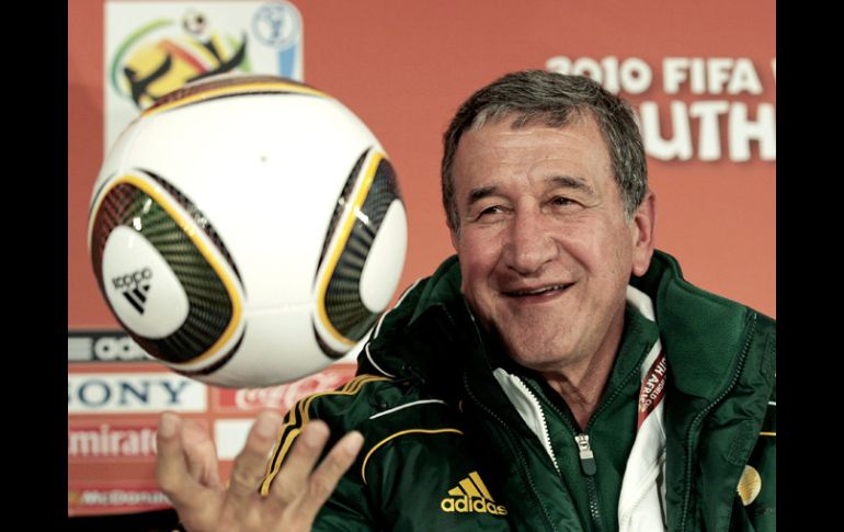 Carlos Alberto Parreira, entrenador de Sudáfrica. EFE  /