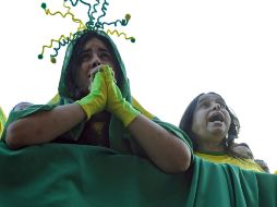 Alrededor de 50 mil aficionados vieron el Brasil-Corea del Norte en el Fan Fest de Río de Janeiro. REUTERS  /