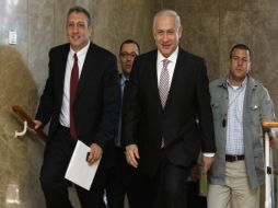 Benjamín Netanyahu se reúne esta mañana con su gobierno para analizar las demandas de relajar el cerco al territorio palestino. AP  /