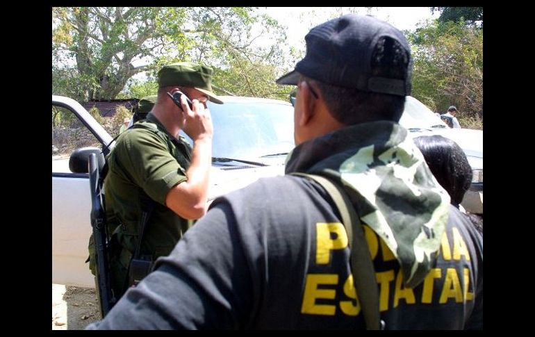 Elementos municipales, federales y militares implementaron un cerco para localizar a los responsables. ARCHIVO  /