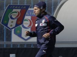 E italiano Andrea Pirlo se prepara para integrarse a los partidos de la Selección italiana en el Mundial. AP  /