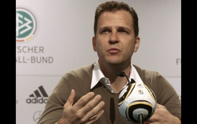 Oliver Bierhoff, mánager de Alemania quiere mejor desempeño por parte del equipo. REUTERS  /