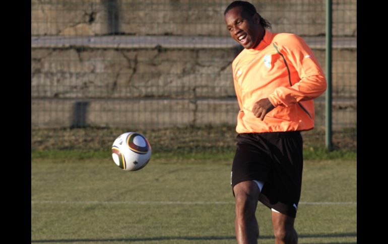 Didier Drogba, delantero de Costa de Marfil. GETTY IMAGES SPORTS  /