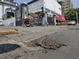 El Gobierno del Estado propuso un plan para renovar el pavimento de la ciudad. S. NÚÑEZ  /