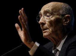 José Saramago falleció hoy a los 87 años de edad. AP  /