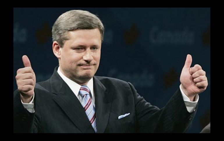 El primer ministro de Canadá, Stephen Harper. ESPECIAL  /