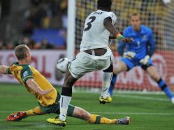 El duelo temina en un empate para Ghana y Australia. AFP  /