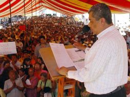 El candidato priísta a la gubernatura local, Javier López Zavala. ESPECIAL  /