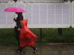 Los centros receptores de sufragios cerraron puntualmente sus puertas. EFE  /