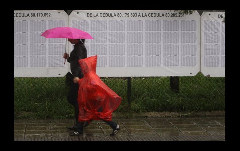 Los centros receptores de sufragios cerraron puntualmente sus puertas. EFE  /